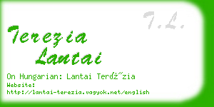 terezia lantai business card